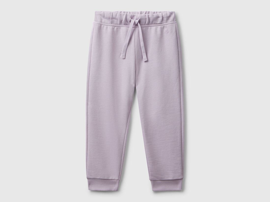Benetton_Purple_Cotton Sweatpants_3J70GF01N_0W1_01