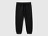 Benetton_Black_Sweatpants in Cotton_3J70GF01N_100_01
