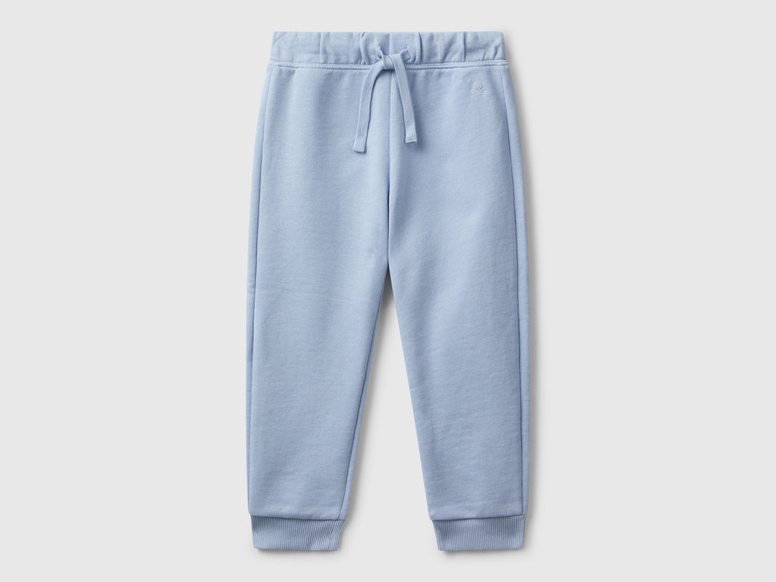 Benetton_Blue_Cotton Sweatpants_3J70GF01N_11Y_01