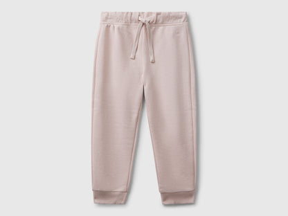 Benetton_Beige_Cotton Sweatpants_3J70GF01N_12U_01