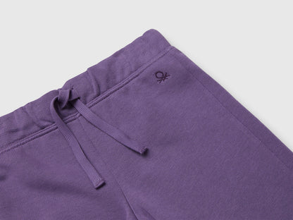 Benetton_Purple_Cotton Sweatpants_3J70GF01N_1V4_03