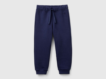 Benetton_Blue_Sweatpants in Cotton_3J70GF01N_252_01