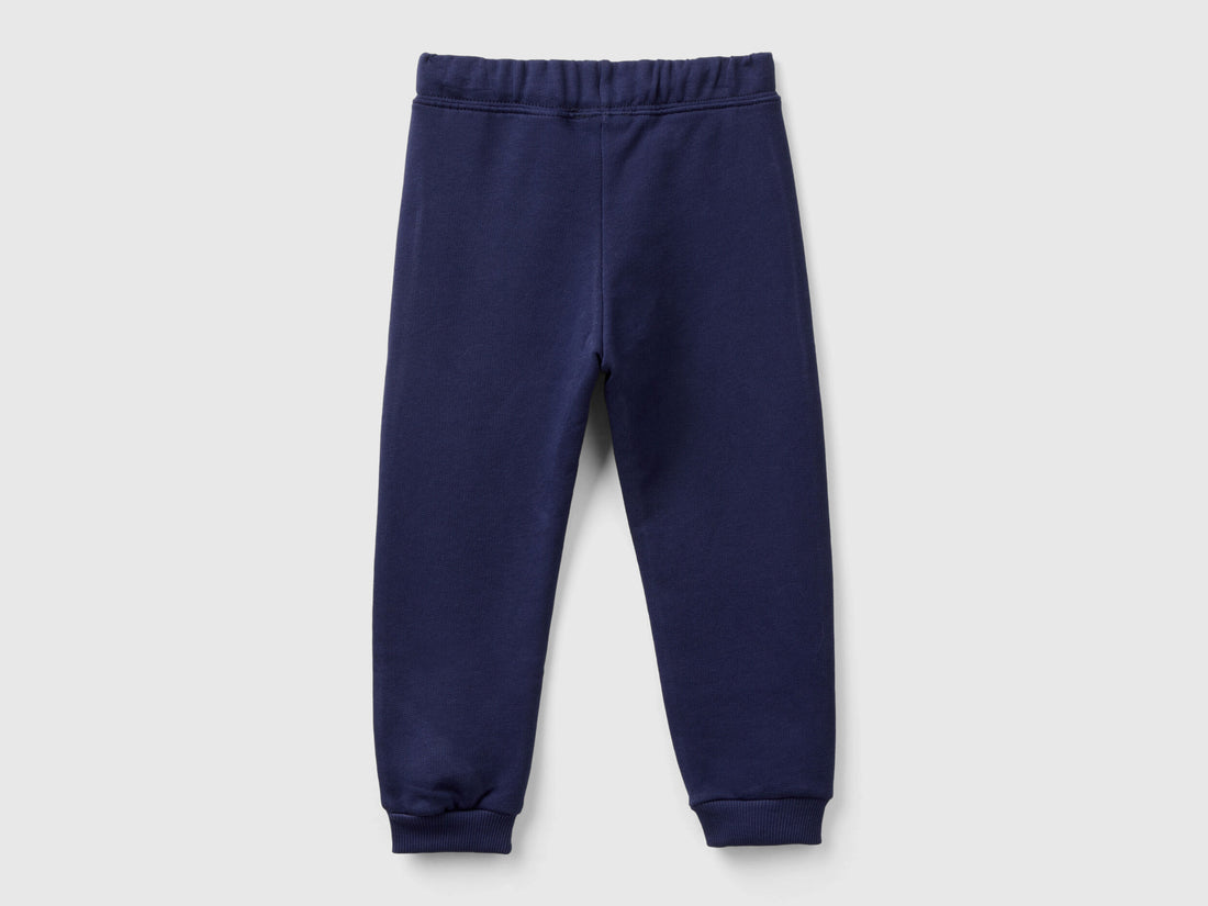 Benetton_Blue_Sweatpants in Cotton_3J70GF01N_252_02