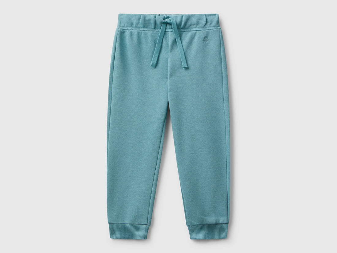 Benetton_Blue_Cotton Sweatpants_3J70GF01N_33K_01