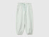 Benetton Light Green Girls Organic Cotton Fleece Joggers SKU: 3J70GF05I_00M Image 01