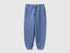 Benetton Blue Boys Fleece Joggers SKU: 3J70GF05J_0G6 Image 01