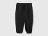 Benetton Black Boys Fleece Joggers SKU: 3J70GF05J_100 Image 01