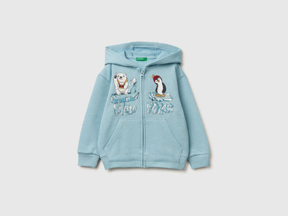 Benetton_Light Blue_Warm Hoodie with Print_3J73G5046_27G_01