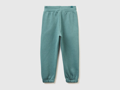 Benetton_Turquoise_Warm Sweat Joggers with Drawstring_3J73GF057_19W_02