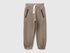 Benetton_Brown_Warm Sweat Joggers with Drawstring_3J73GF057_26H_01