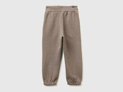 Benetton_Brown_Warm Sweat Joggers with Drawstring_3J73GF057_26H_02