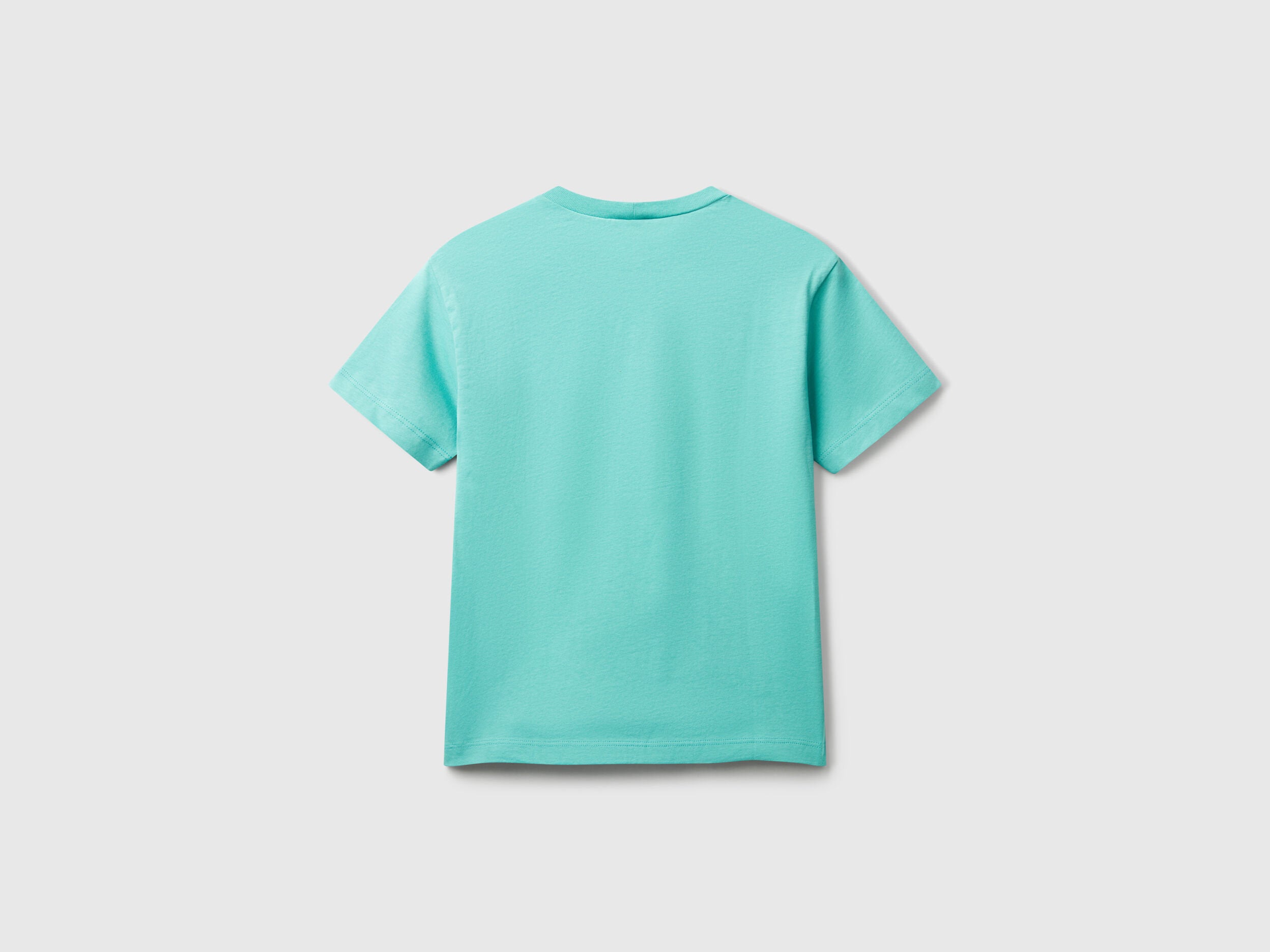 Benetton_T-Shirt with Neon Print_3JERC10PE_08N_02