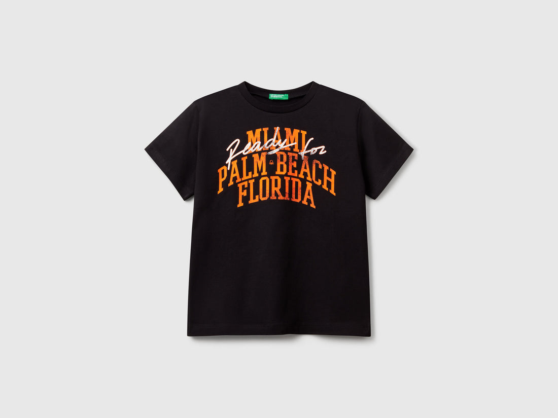 Benetton_T-Shirt with Neon Print_3JERC10PE_100_01