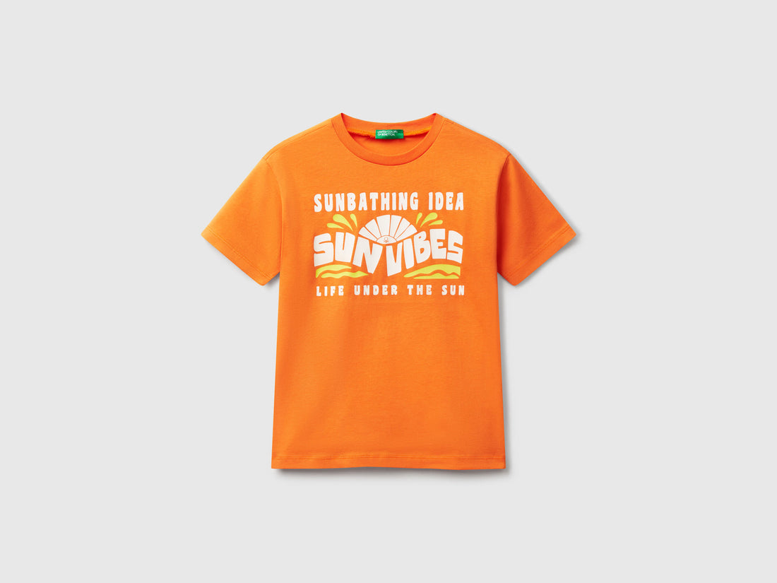 Benetton_T-Shirt with Neon Print_3JERC10PE_1L6_01