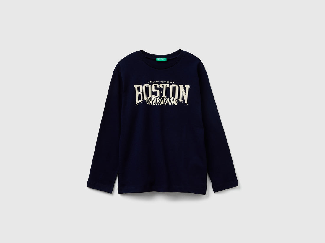 Benetton_Dark Blue_T-Shirt with Print_3JERC10QO_016_01