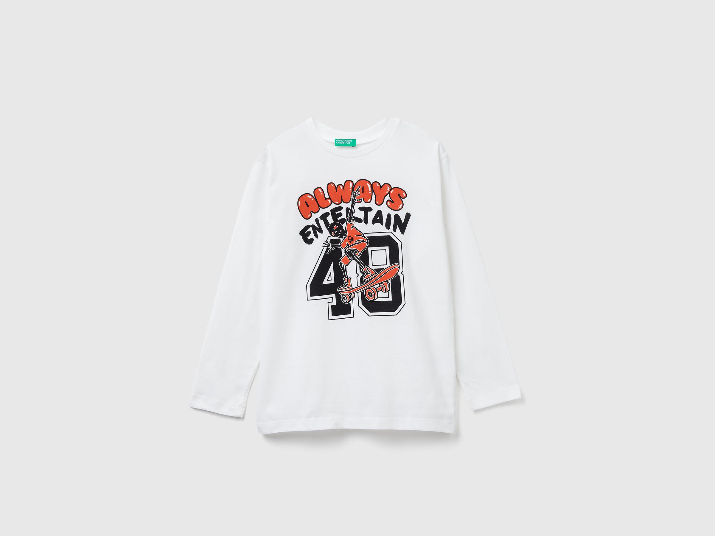 Benetton_Creamy White_T-Shirt with Print_3JERC10QO_074_01