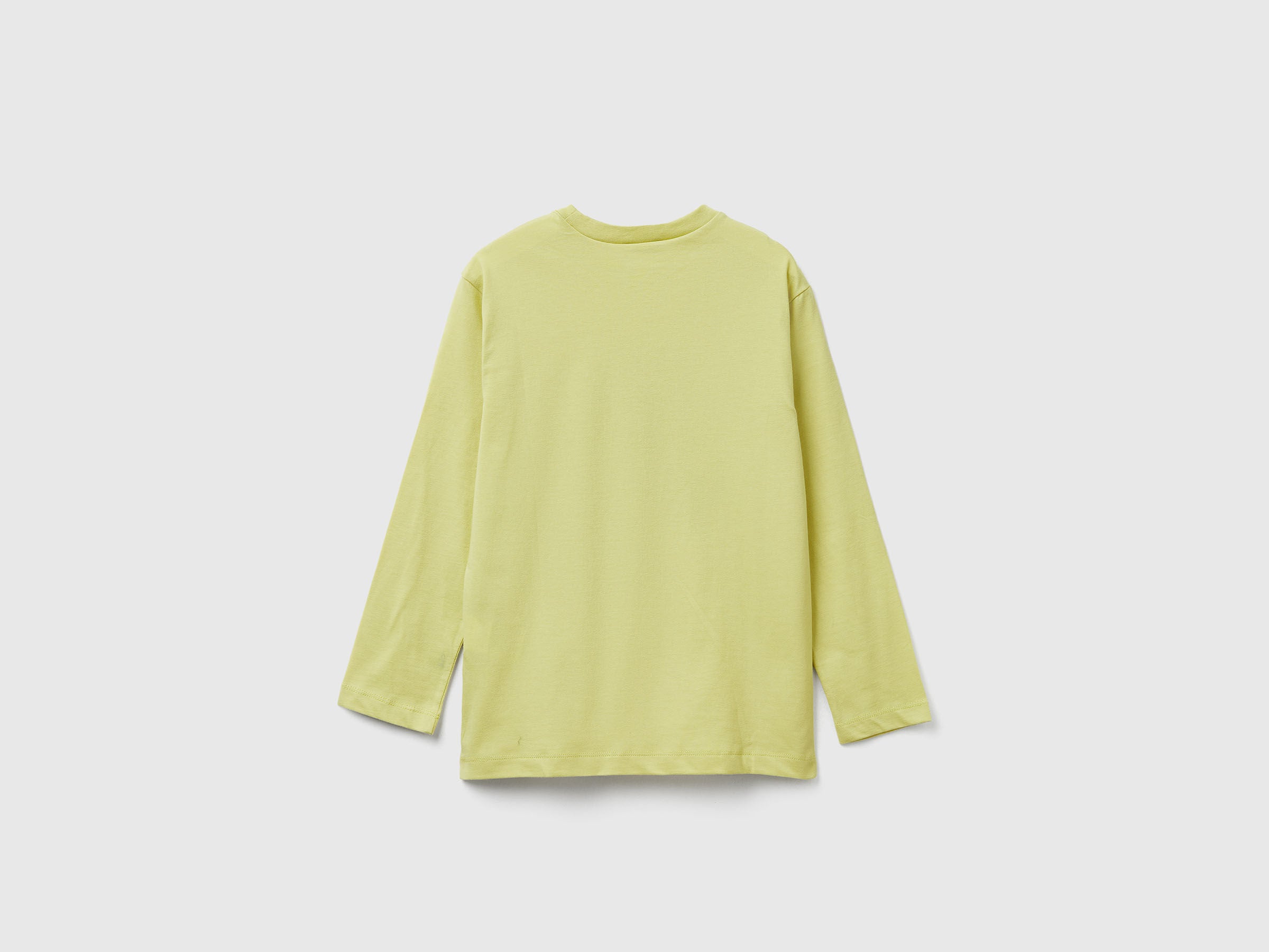 Benetton_Yellow_T-Shirt with Print_3JERC10QO_0Y6_02