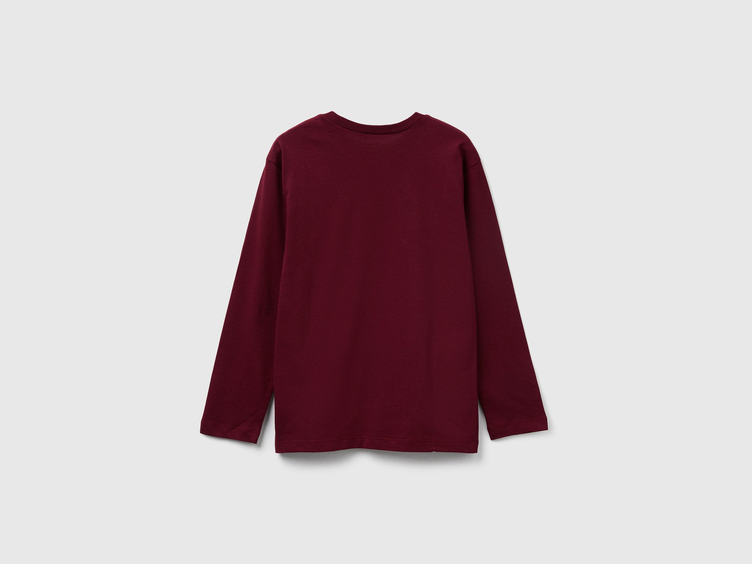 Benetton_Burgundy_T-Shirt with Print_3JERC10QO_129_02