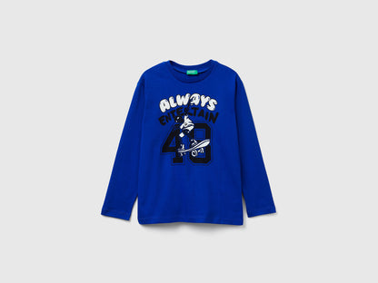 Benetton_Bright Blue_T-Shirt with Print_3JERC10QO_19R_01