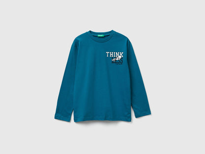 Benetton_Teal_T-Shirt with Print_3JERC10QO_3C5_01