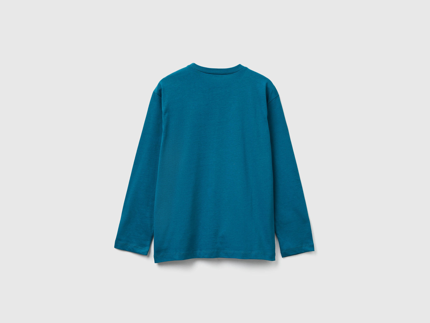 Benetton_Teal_T-Shirt with Print_3JERC10QO_3C5_02