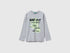 Benetton_Light Gray_T-Shirt with Print_3JERC10QO_501_01