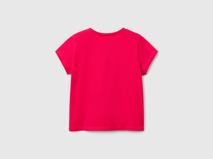 Benetton_T-Shirt with Neon Print_3JERG10J3_02E_02