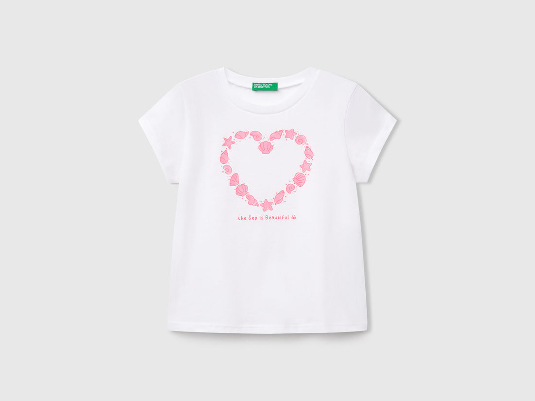 Benetton_T-Shirt with Neon Print_3JERG10J3_101_01