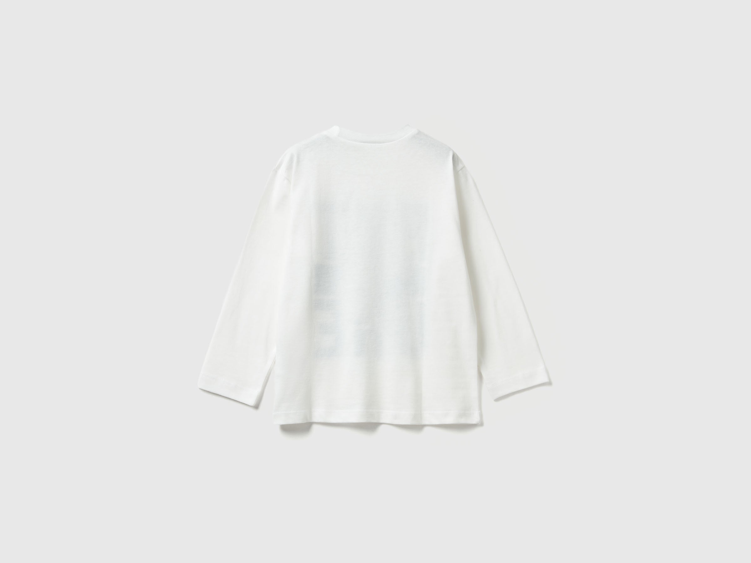 Benetton_Creamy White_T-Shirt with Print_3JERG10K5_074_02