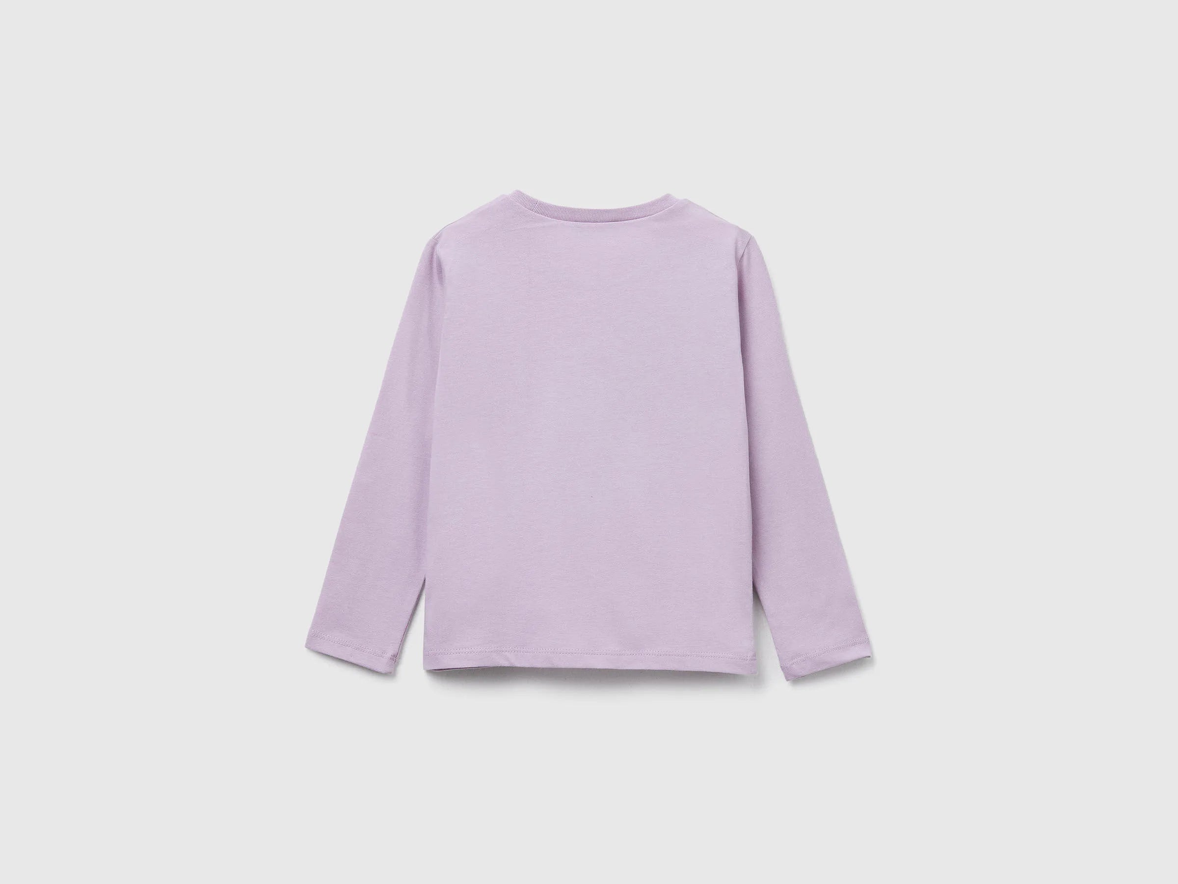 Benetton_Lavender_Regular Fit T-Shirt with Print_3JERG10KB_0W1_02