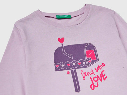 Benetton_Lavender_Regular Fit T-Shirt with Print_3JERG10KB_0W1_03