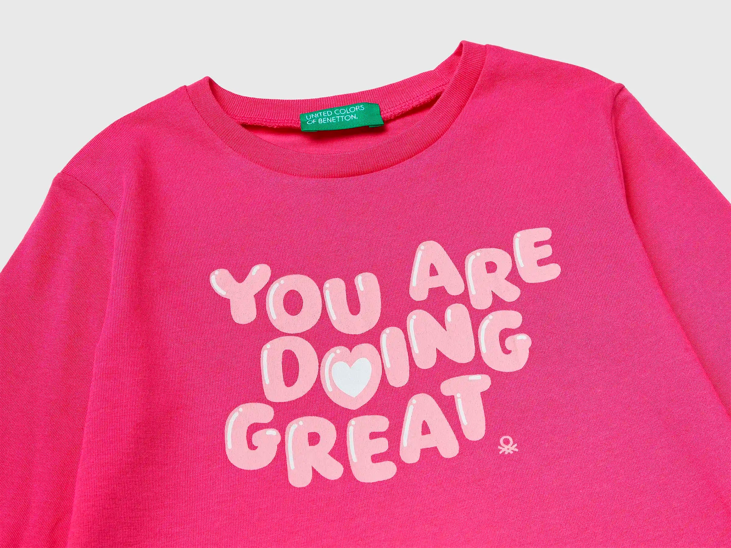 Benetton_Fuchsia_Regular Fit T-Shirt with Print_3JERG10KB_1A2_03