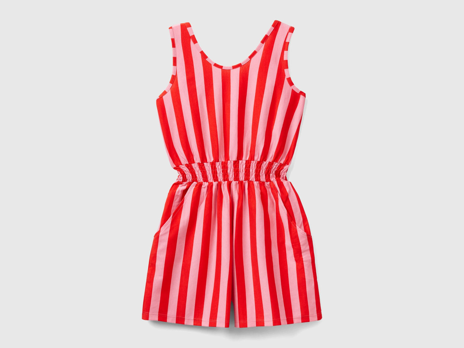 Short Jumpsuit With Vertical Stripes_3JPL0T01S_76P_01