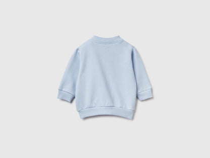 Benetton_Sky Blue_Warm Sweatshirt with Logo Print_3K1CA501S_081_02