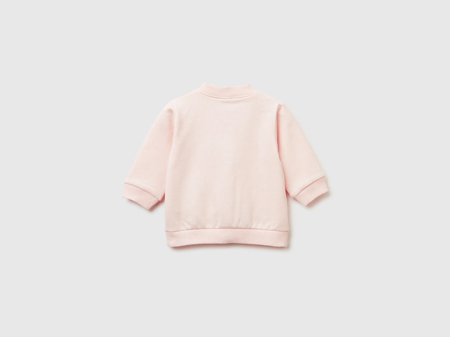 Benetton_Soft Pink_Warm Sweatshirt with Logo Print_3K1CA501S_1B7_02