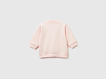 Benetton_Soft Pink_Warm Sweatshirt with Logo Print_3K1CA501S_1B7_02