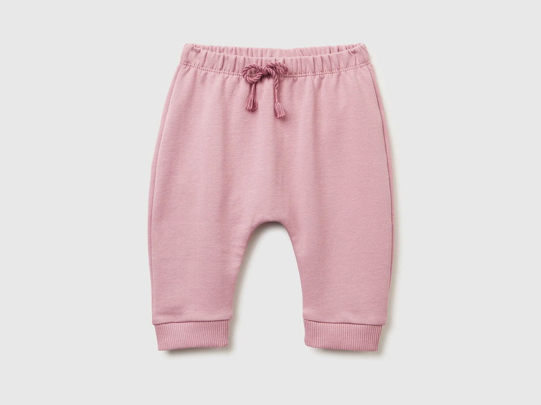 Benetton_Mauve_Warm Sweat Trousers with Pocket_3K1CAF02J_25U_01