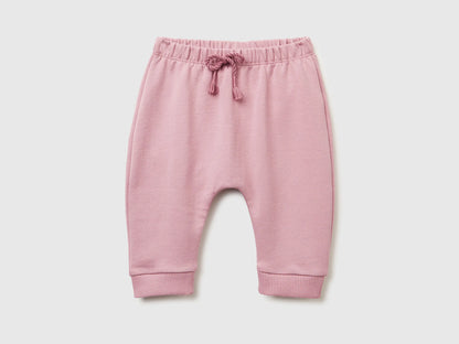 Benetton_Mauve_Warm Sweat Trousers with Pocket_3K1CAF02J_25U_01