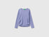 Benetton Violet Girls T-Shirt with Studs SKU: 3K5KC10UG_19J Image 01