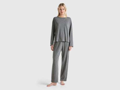 Warm Stretch Cotton Pyjamas_3L333P02Y_903_01