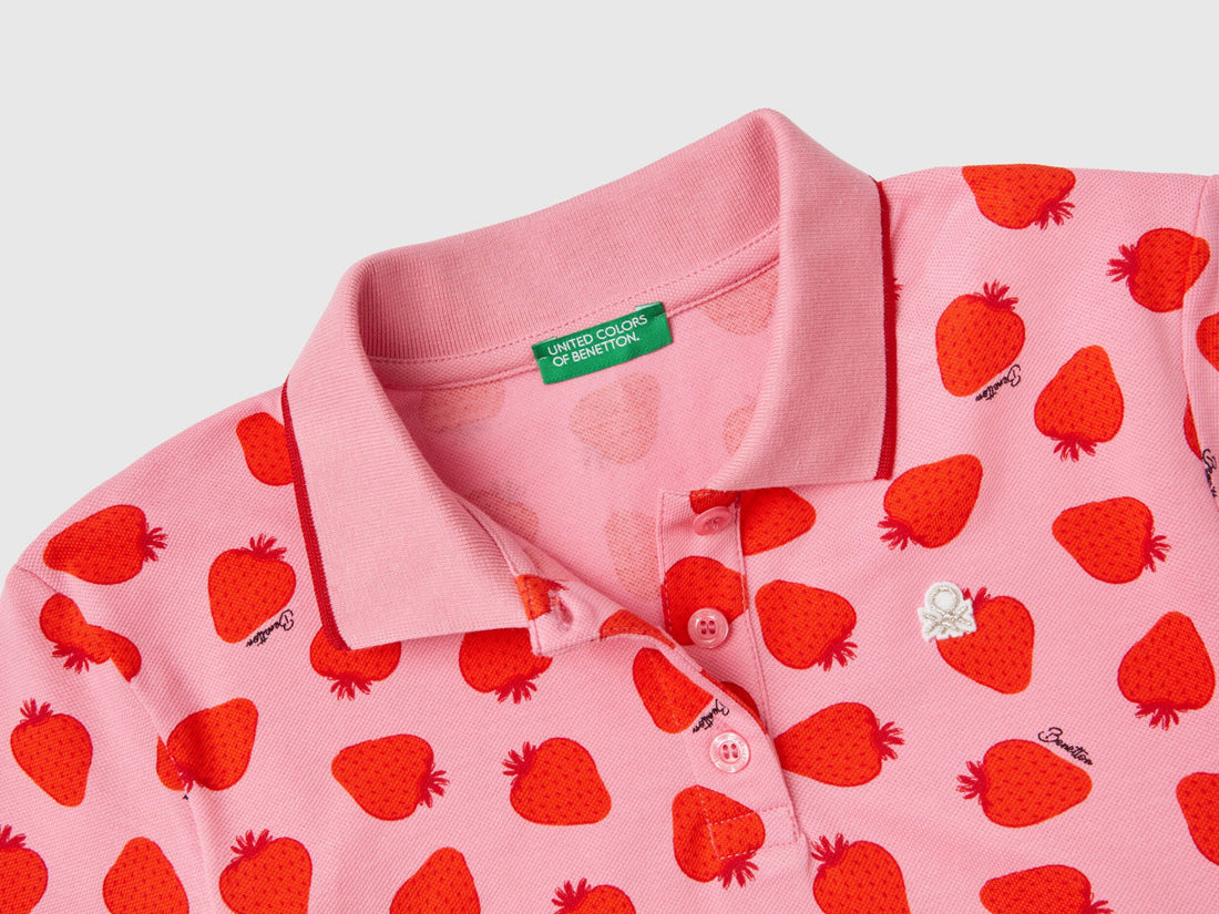 Pink Polo With Strawberry Pattern_3Lryc301J_84A_02