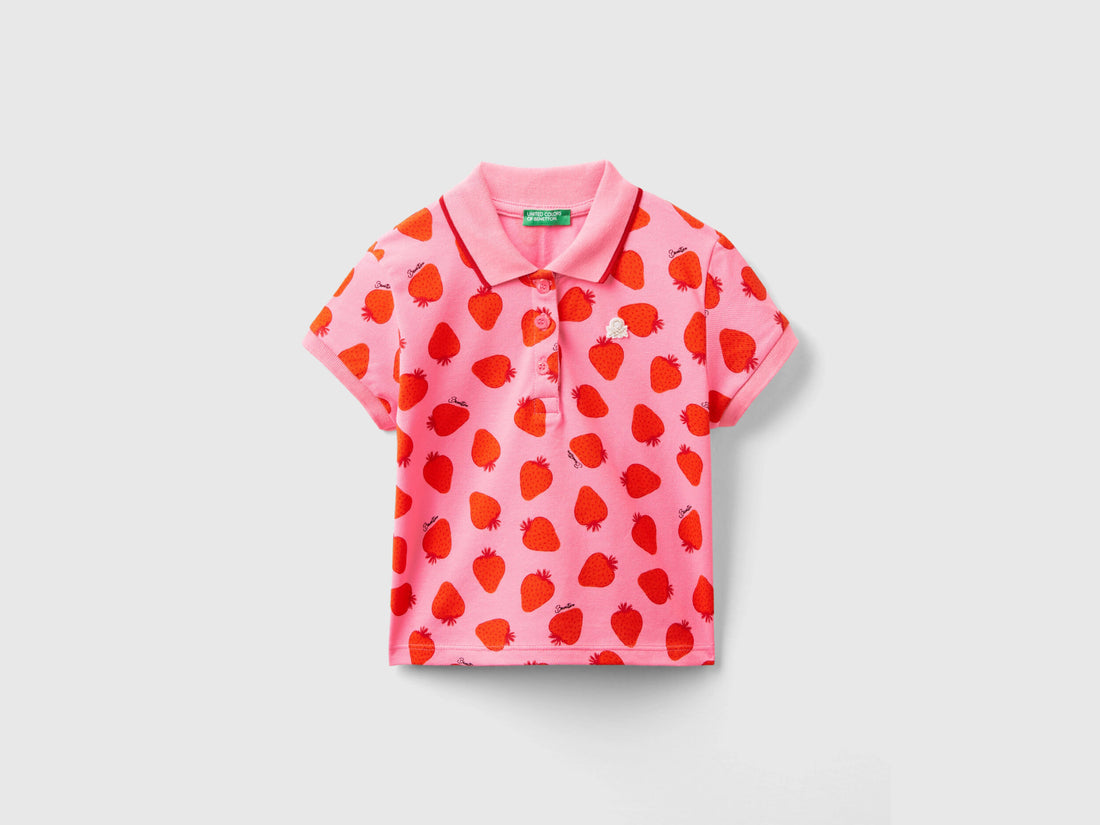 Pink Polo With Strawberry Pattern_3Lryg300Q_84A_01
