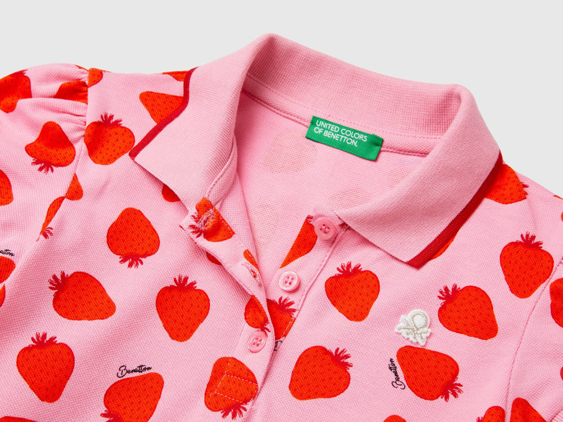 Pink Polo Style Dress With Strawberry Pattern_3Lrygv00V_84A_02