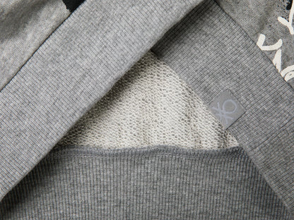 Benetton Light gray Boys Printed Hoodie SKU: 3M42G10MH_66M Image 03