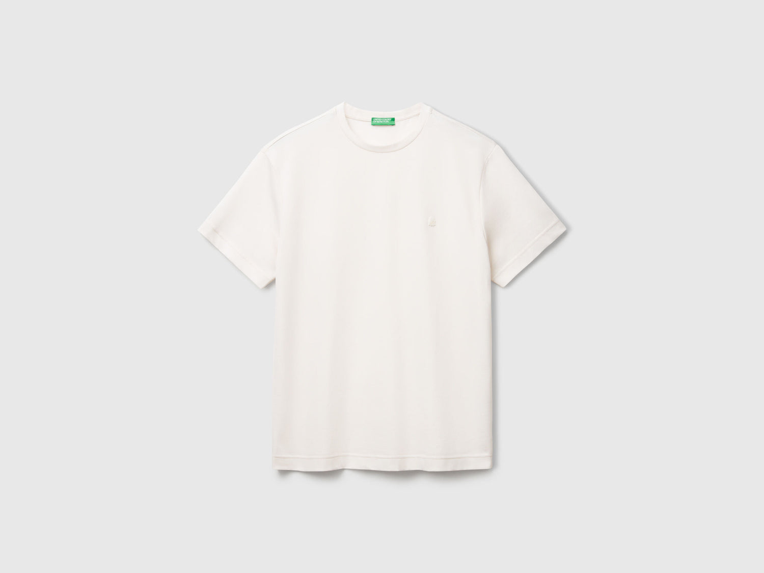 Benetton_T-Shirt in Micro Pique_3M4WU1088_6Z3_03