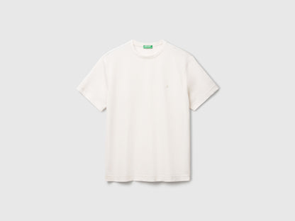 Benetton_T-Shirt in Micro Pique_3M4WU1088_6Z3_03