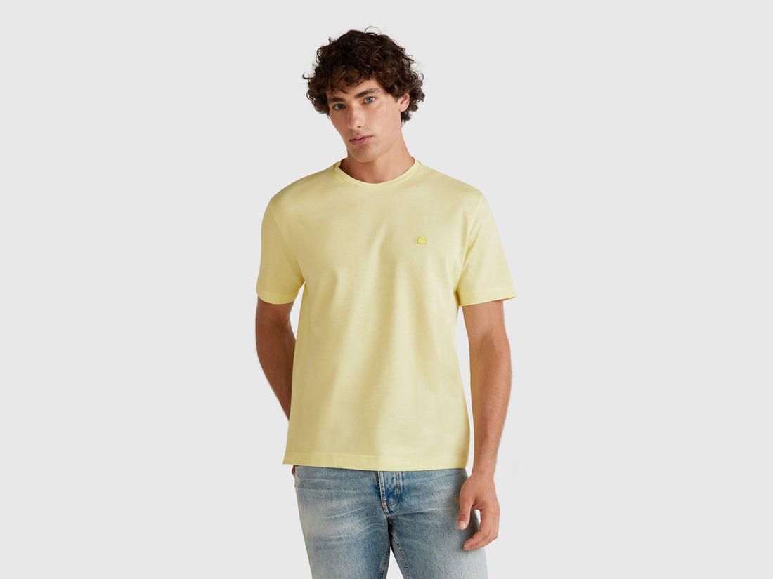 Benetton_T-Shirt in Micro Pique_3M4WU1088_70Z_01