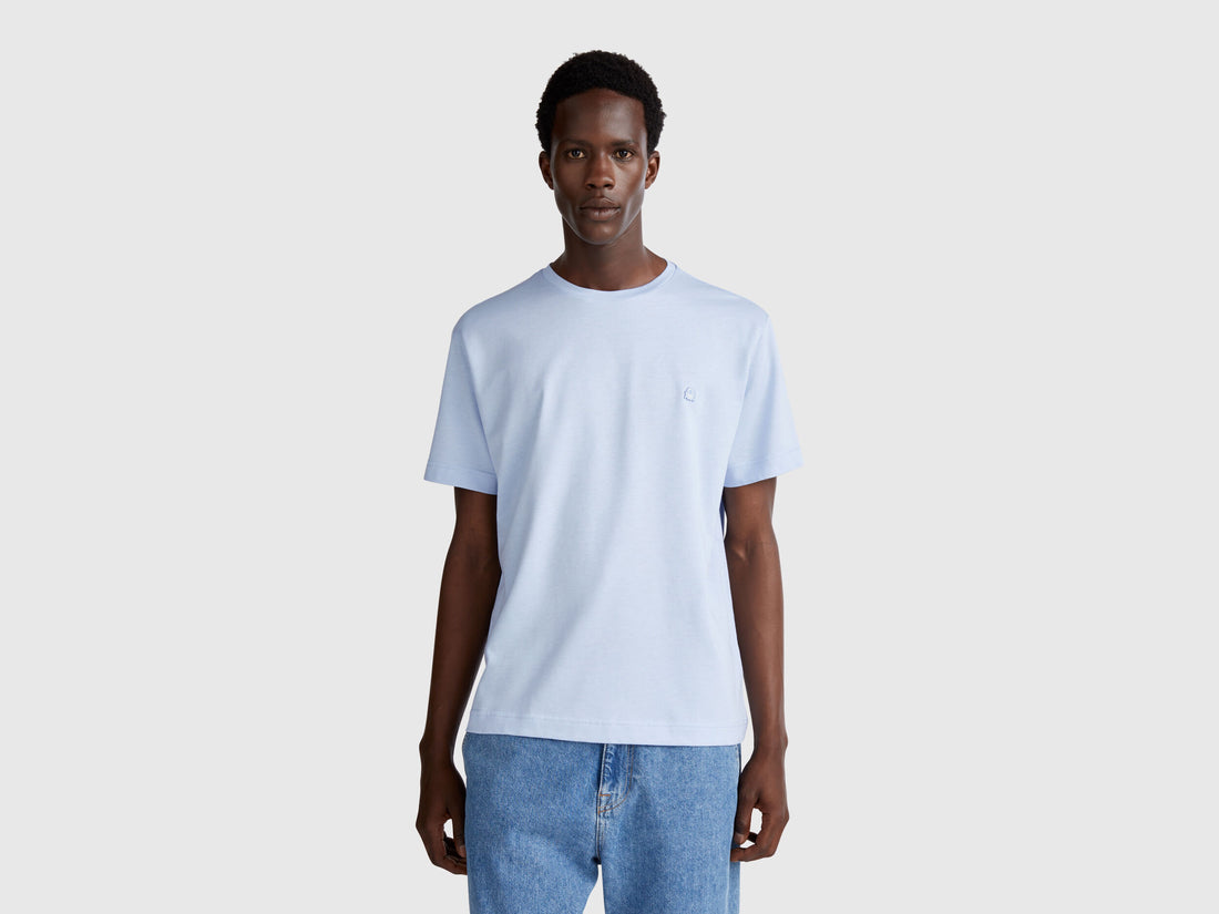 Benetton_T-Shirt in Micro Pique_3M4WU1088_8K3_01