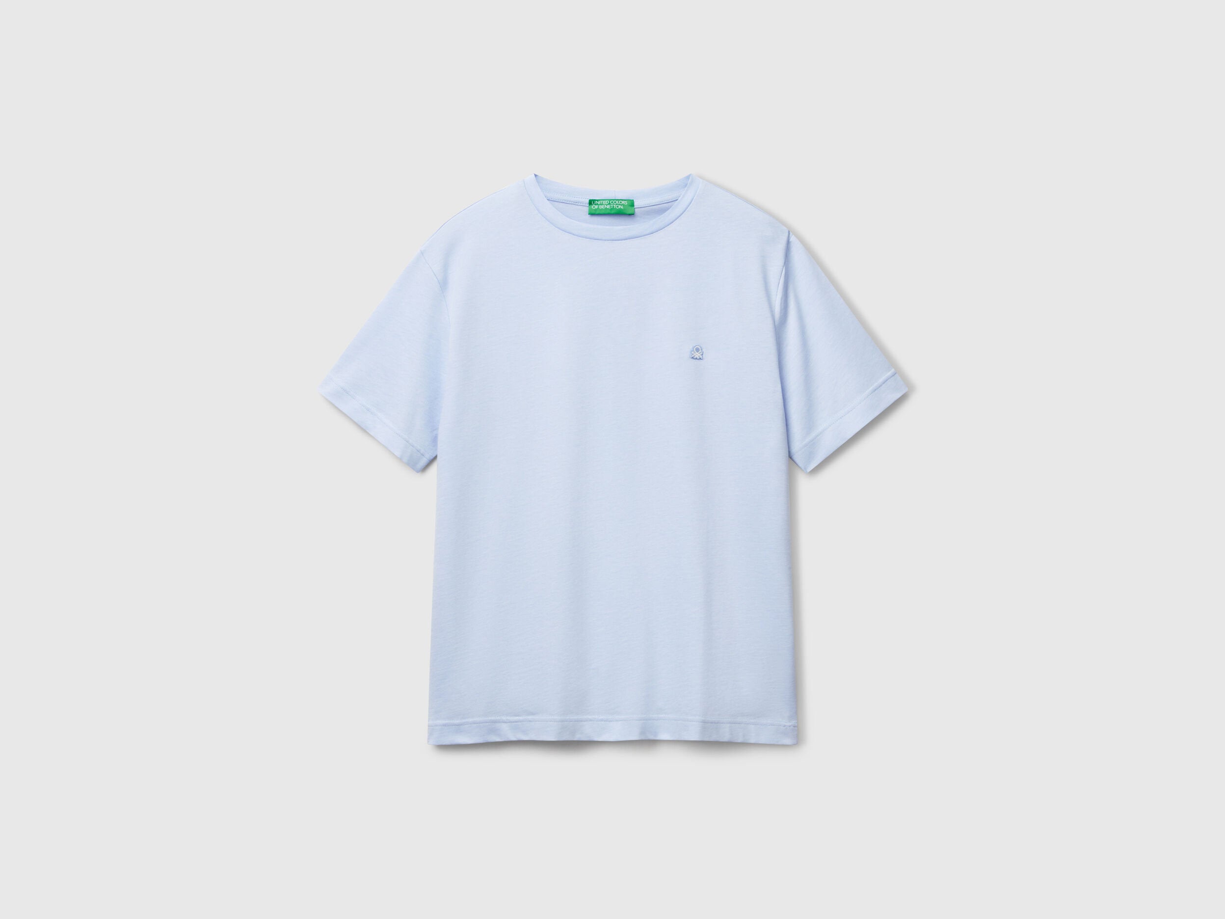 Benetton_T-Shirt in Micro Pique_3M4WU1088_8K3_03