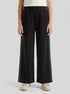 Benetton Black Girls Wide-Fit Neoprene Trousers SKU: 3M9KCF071_100 Image 00